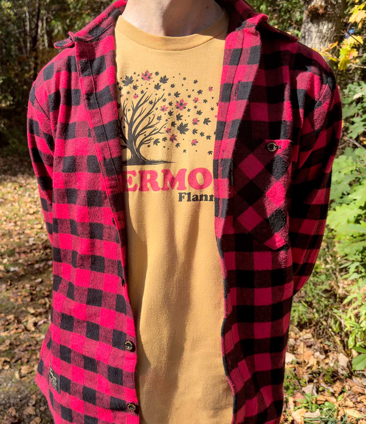 Falling Leaves Graphic T-Shirt - Image 4