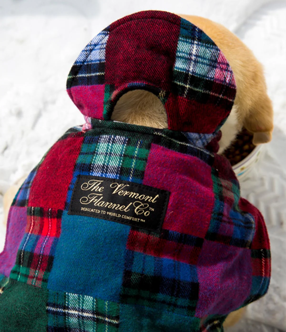 Flannel Dog Jacket - XL - Image 6
