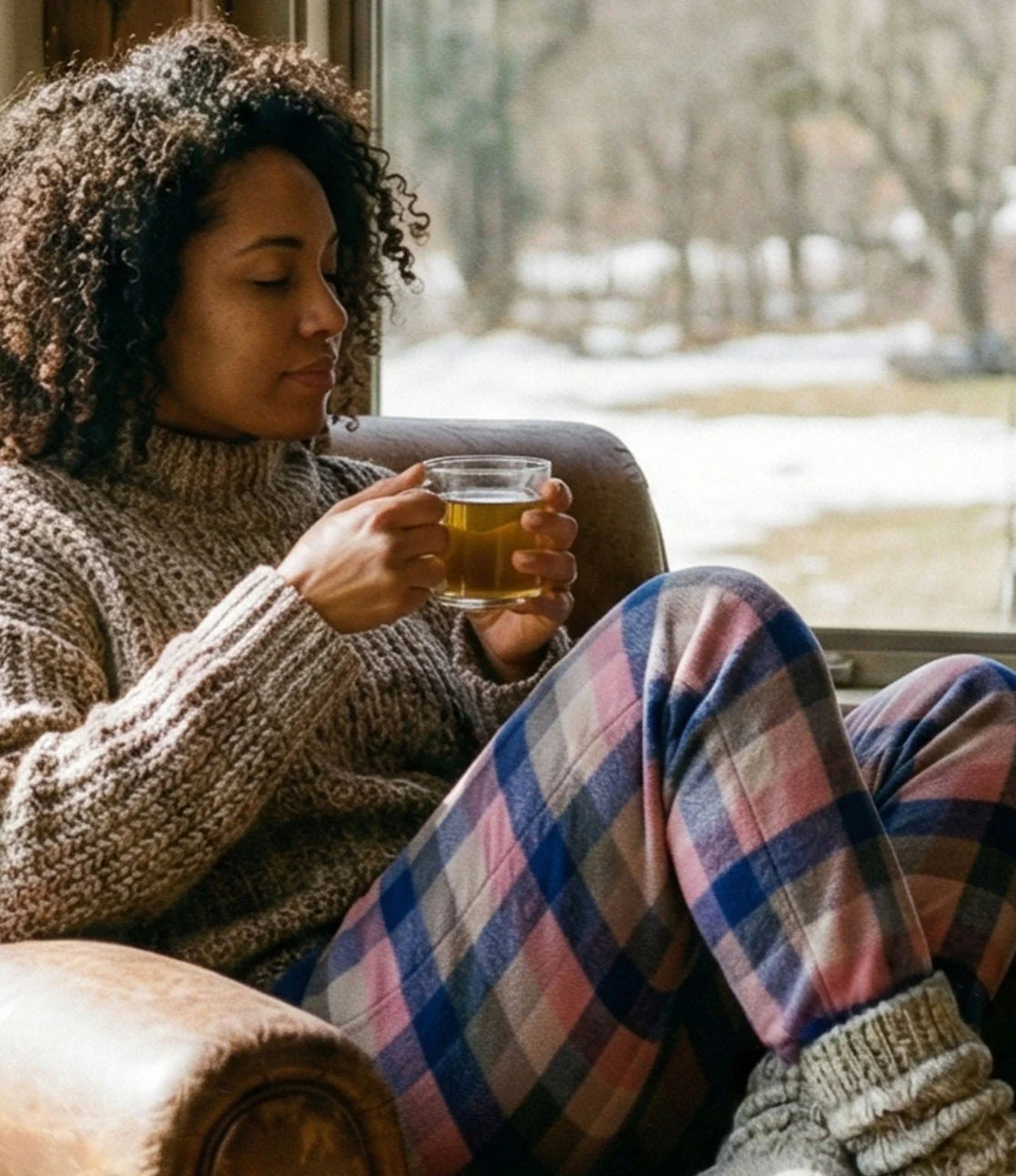 Flannel Joggers - Forge Check - Image 2