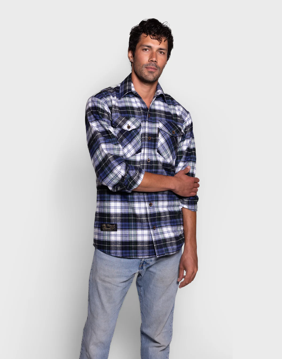 Men's Classic Flannel Shirt - Campbell - Image 3