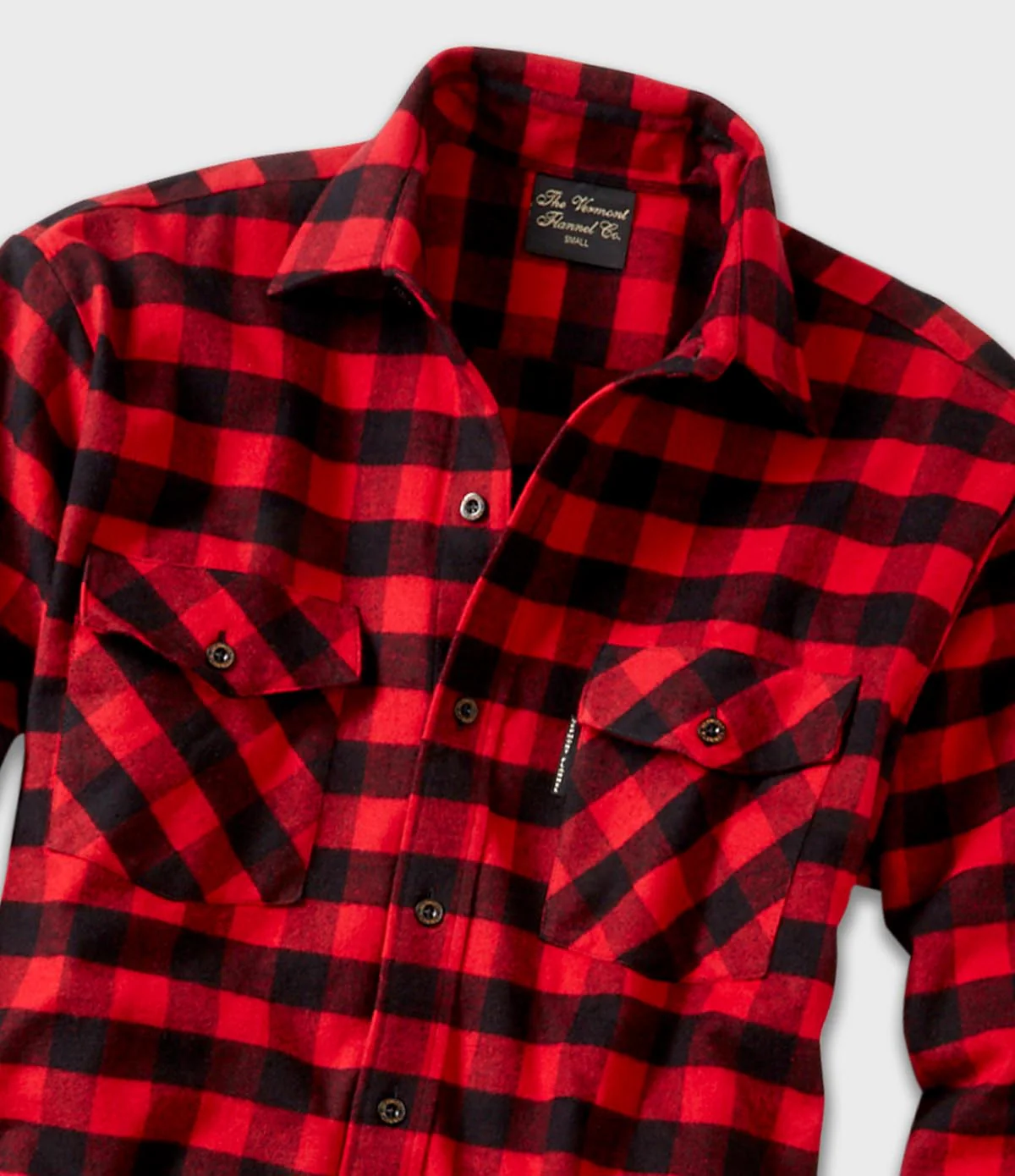 Men's Classic Flannel Shirt - Red Buffalo - Image 6