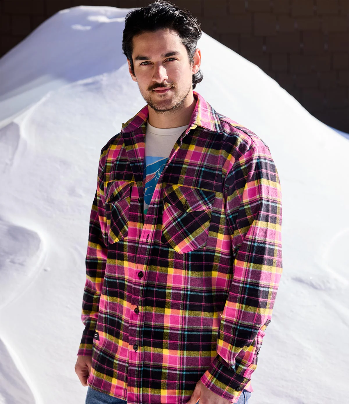 Men's Classic Flannel Shirt - Sunriser - Image 3