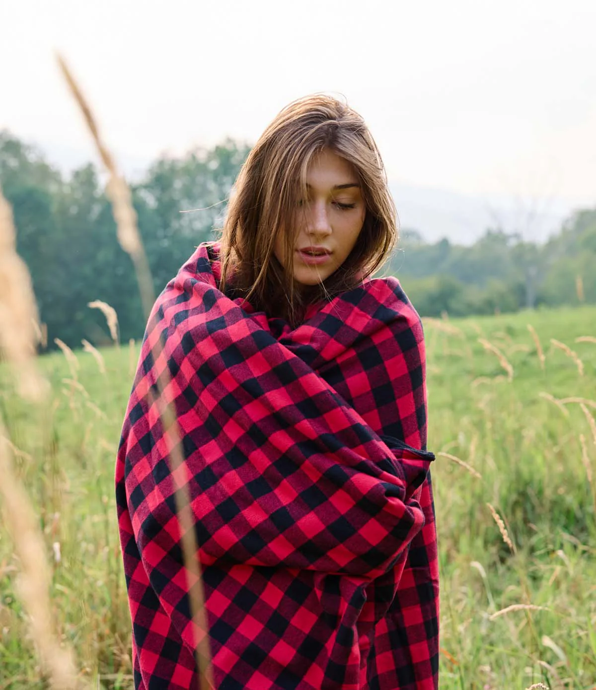 Stadium Blanket - Red Buffalo - Image 3