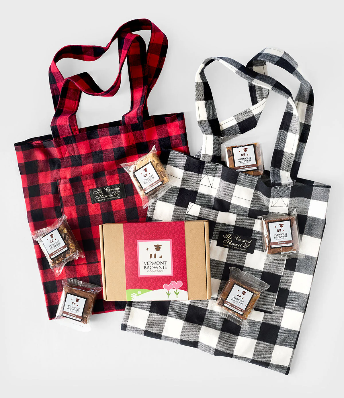 Vermont Flannel & Vermont Brownie Gift Bag - Red Buffalo - Image 3