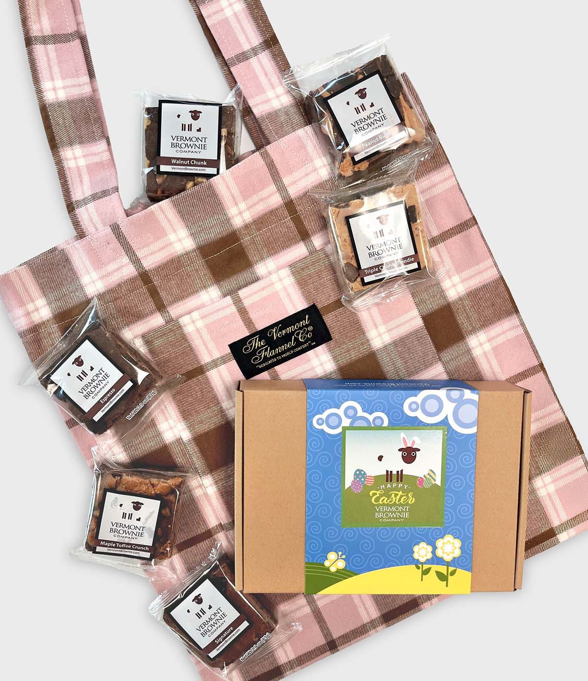 Vermont Flannel & Vermont Brownie Gift Bag - Morrill Mauve - Image 3