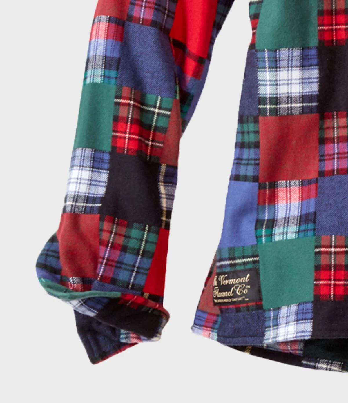 Women's Classic Flannel Shacket - Patchwork - Image 3