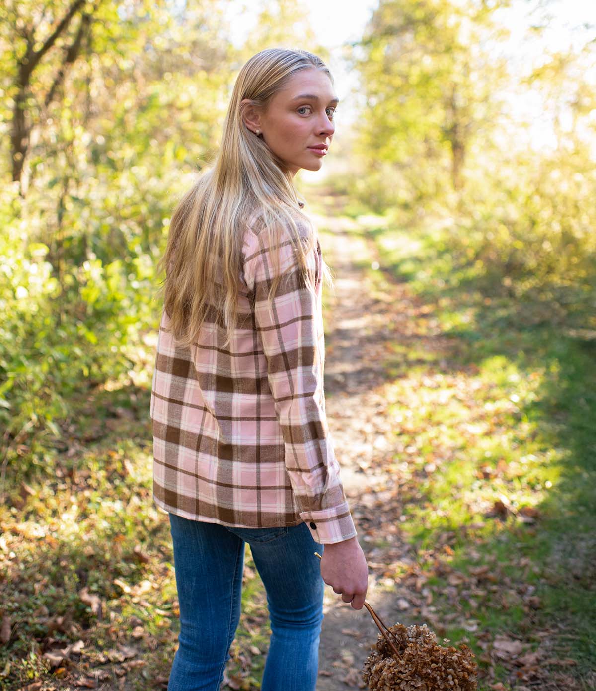 Women's Classic Flannel Shirt - Morrill Mauve - Image 3