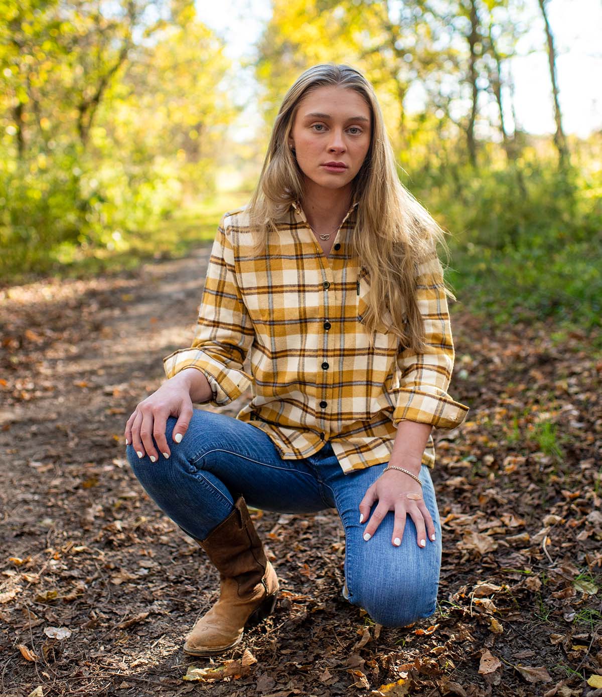 Women's Classic Flannel Shirt - Rokeby Gold - Image 2
