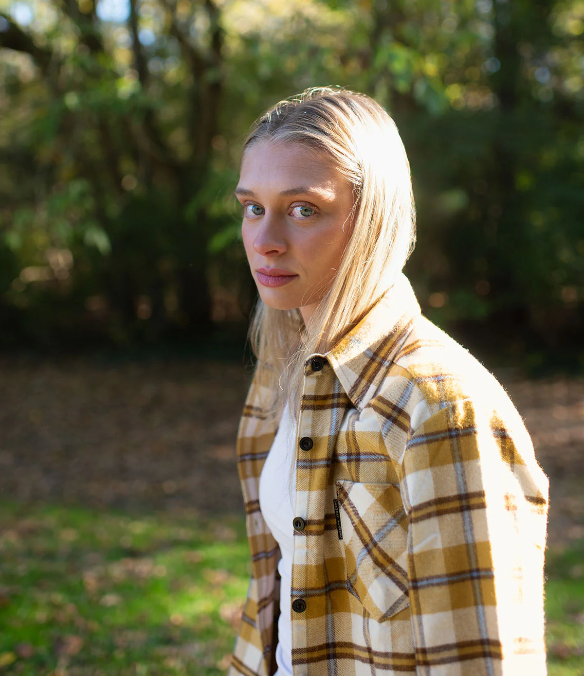 Women's Classic Flannel Shirt - Rokeby Gold - Image 3