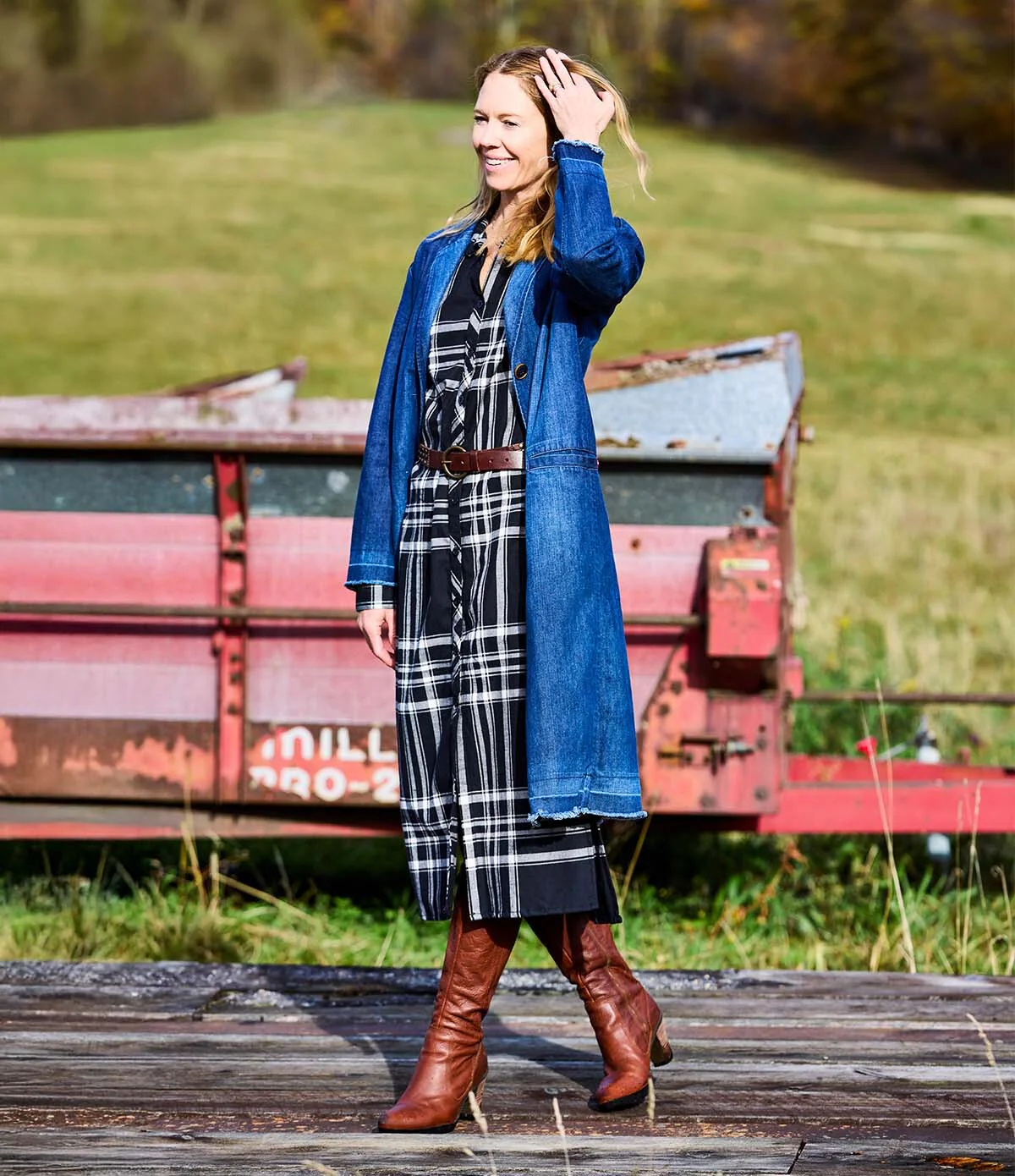 Women's Classic Shirt Dress - Chicago - Image 4