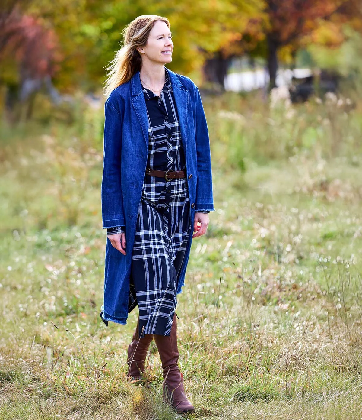 Women's Classic Shirt Dress - Chicago - Image 5