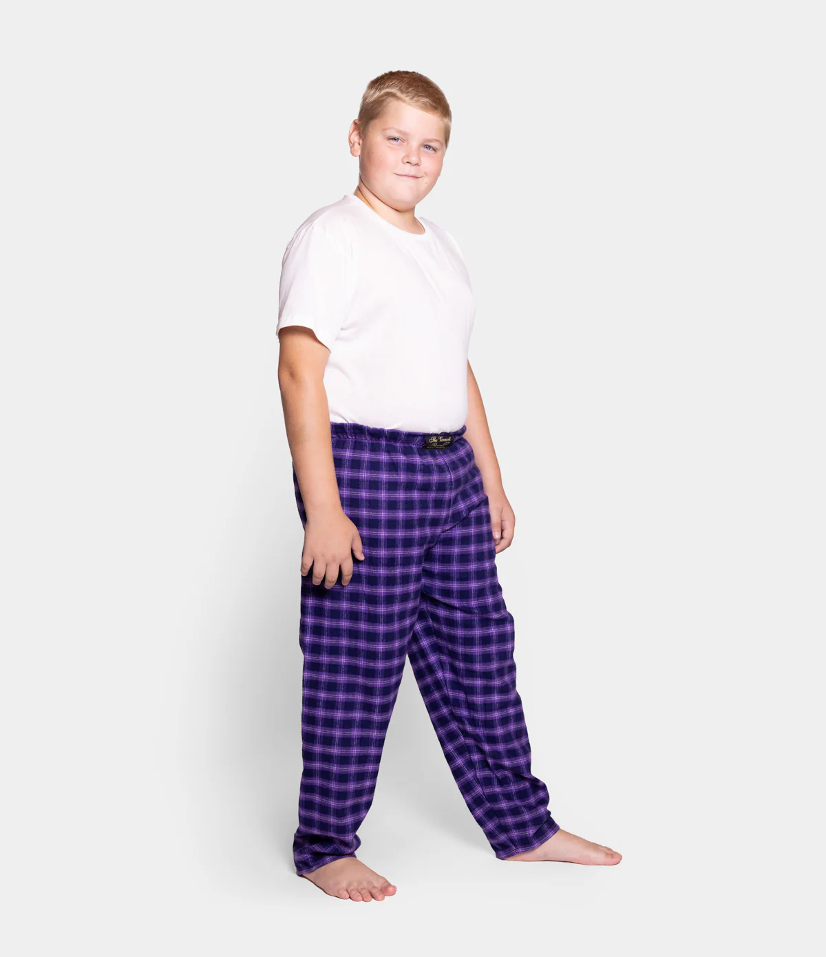 Youth Flannel Pants - Purple Maze - Image 2