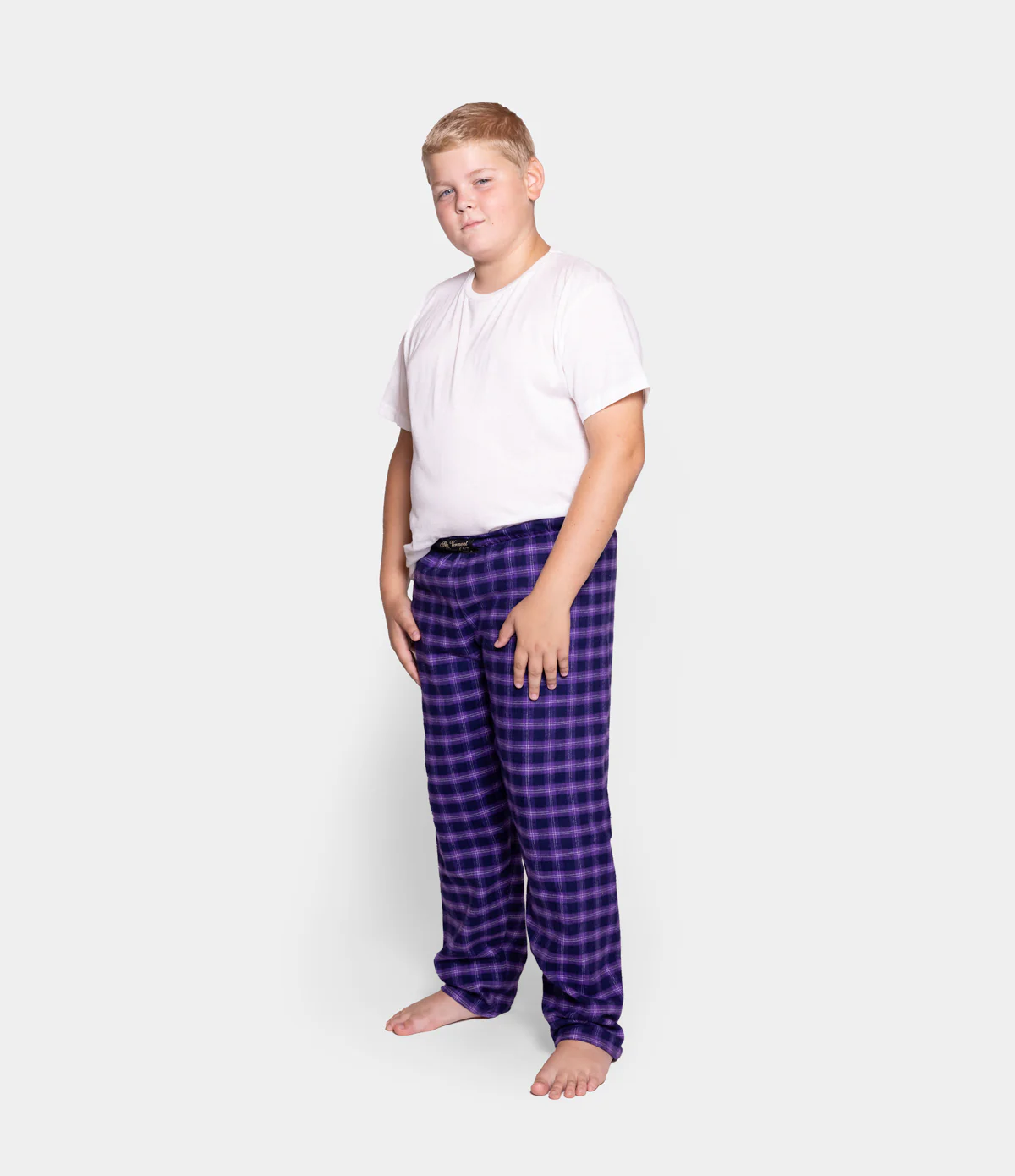 Youth Flannel Pants - Purple Maze - Image 3